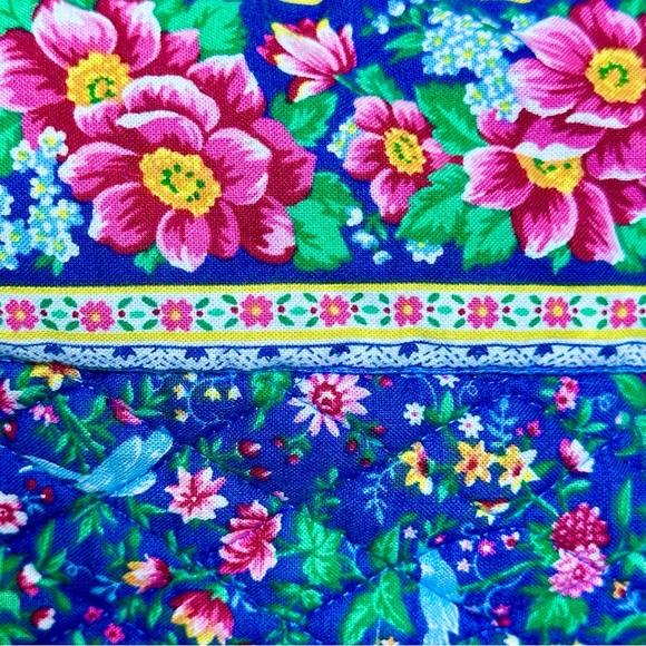 *VINTAGE 1998* VERA BRADLEY Bluebird Collection Spring 1998 Luggage SET Duffle - Picture 15 of 16